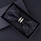 Tuxedo Metal Crystal Wedding Bow Tie Men Women Butterfly Knot Cravat Black Purple Blue Jujube Red Groom Party Banquet Meet Club