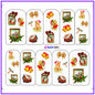 UPRETTEGO NAIL ART WATER DECAL SLIDER NAIL STICKER XMAS CHRISTMAS SANTA CLAUSE BELL SNOW MAN TREE CAP BOP088-095