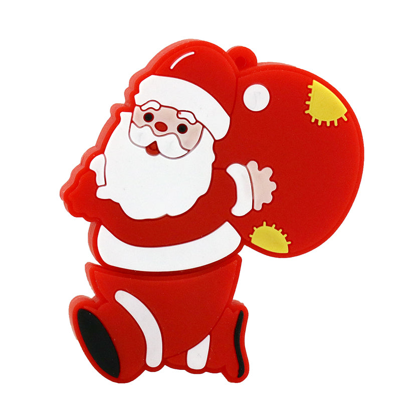 USB Flash Drive 128GB Pen Drive Cartoon Snowman Christmas Tree Gifts 4GB 8GB 16GB 32GB 64GB Santa Claus Pendrive