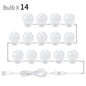 USB Led Lamp For Makeup 6 10 14Bulbs dressing table lighting 12V Stepless Dimmable Hollywood Vanity Mirror LED Light 12W 16W 20W