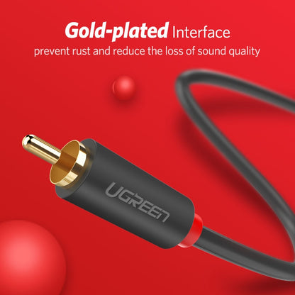 Ugreen 2RCA to 2 RCA Male to Male Audio Cable Gold-Plated RCA Audio Cable 2m 3m 5m for Home Theater DVD TV Amplifier CD Soundbox