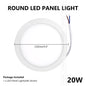 Ultra Thin 6W 8W 15W 20W LED Aluminium Square AC 85-265V panel Recessed Ceiling Light led panel light ceiling light lampada LED