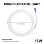 Ultra Thin 6W 8W 15W 20W LED Aluminium Square AC 85-265V panel Recessed Ceiling Light led panel light ceiling light lampada LED