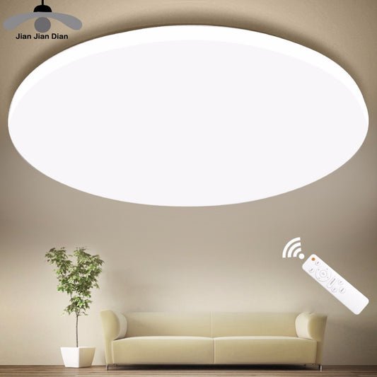 Ultra Thin LED Ceiling LED Ceiling Lights Lighting Fixture Modern Lamp Living Room Bedroom Kitchen Surface Mount Remote Control