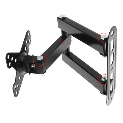 Universal Adjustable 15KG Cantilever Mount Stand Rotating TV Wall Bracket Holder for 15 - 40 Inch LED LCD Flat Panel Plasma TV