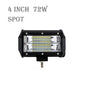 Update 10/13cm 27W 48W 72WOffroad Car 4WD Truck Tractor Boat Trailer 4x4 SUV ATV 12V 24V Spot Flood LED Light Bar LED Work Light