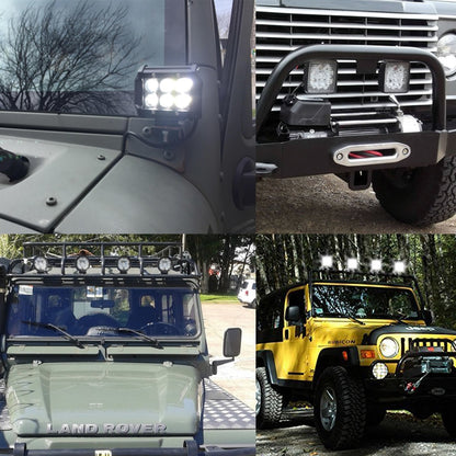 Update 10/13cm 27W 48W 72WOffroad Car 4WD Truck Tractor Boat Trailer 4x4 SUV ATV 12V 24V Spot Flood LED Light Bar LED Work Light