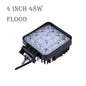 Update 10/13cm 27W 48W 72WOffroad Car 4WD Truck Tractor Boat Trailer 4x4 SUV ATV 12V 24V Spot Flood LED Light Bar LED Work Light