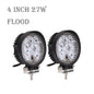 Update 10/13cm 27W 48W 72WOffroad Car 4WD Truck Tractor Boat Trailer 4x4 SUV ATV 12V 24V Spot Flood LED Light Bar LED Work Light