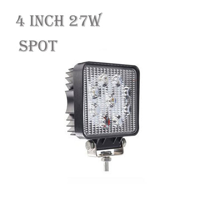 Update 10/13cm 27W 48W 72WOffroad Car 4WD Truck Tractor Boat Trailer 4x4 SUV ATV 12V 24V Spot Flood LED Light Bar LED Work Light