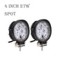 Update 10/13cm 27W 48W 72WOffroad Car 4WD Truck Tractor Boat Trailer 4x4 SUV ATV 12V 24V Spot Flood LED Light Bar LED Work Light