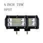 Update 10/13cm 27W 48W 72WOffroad Car 4WD Truck Tractor Boat Trailer 4x4 SUV ATV 12V 24V Spot Flood LED Light Bar LED Work Light