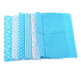 Urijk 7PCs/set 25x25cm DIY Patchwork Fabrics For Sewing The Cloth Baby Quilting Cotton Fabric For Needlework Kid Bedding Textile