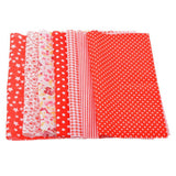 Urijk 7PCs/set 25x25cm DIY Patchwork Fabrics For Sewing The Cloth Baby Quilting Cotton Fabric For Needlework Kid Bedding Textile