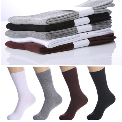 VERIDICAL 5 pairs/lot men socks cotton long good quality business harajuku Diabetic fluffy socks meias masculino calcetines