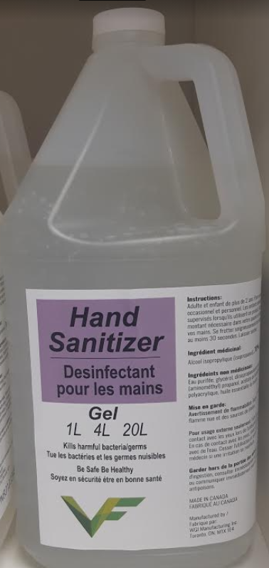 Hand Sanitizer Lavender 70% Desinfectant 4Litter, 1Litter and 2Oz CURBSIDE PICK UP AVAILABLE