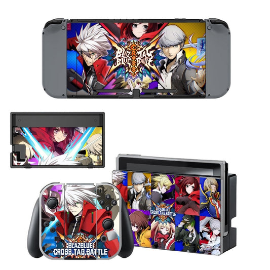 VINYL SKIN STICKER BLAZBLUE DECAL COVER for Nintend Switch Console and Joy-Con Controlle