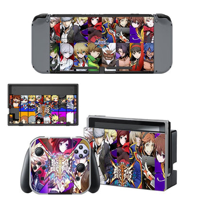 VINYL SKIN STICKER BLAZBLUE DECAL COVER for Nintend Switch Console and Joy-Con Controlle