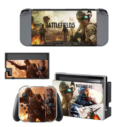 VINYL SKIN STICKER Battlefield 5 DECAL COVER for Nintend Switch Console and Joy-Con Controlle