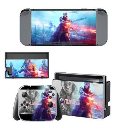 VINYL SKIN STICKER Battlefield 5 DECAL COVER for Nintend Switch Console and Joy-Con Controlle