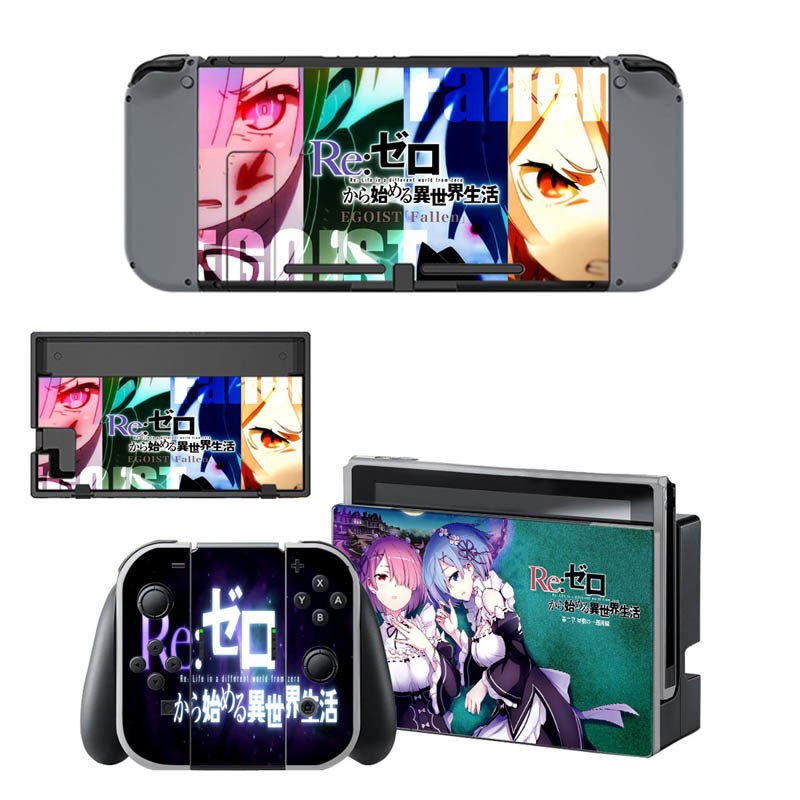 VINYL SKIN STICKER Egoist fallen DECAL COVER for Nintend Switch Console and Joy-Con Controlle