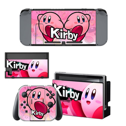 VINYL SKIN STICKER Kirby DECAL COVER for Nintend Switch Console and Joy-Con Controlle