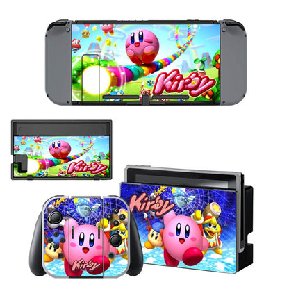 VINYL SKIN STICKER Kirby DECAL COVER for Nintend Switch Console and Joy-Con Controlle