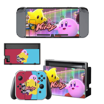VINYL SKIN STICKER Kirby DECAL COVER for Nintend Switch Console and Joy-Con Controlle