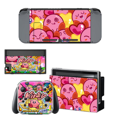 VINYL SKIN STICKER Kirby DECAL COVER for Nintend Switch Console and Joy-Con Controlle