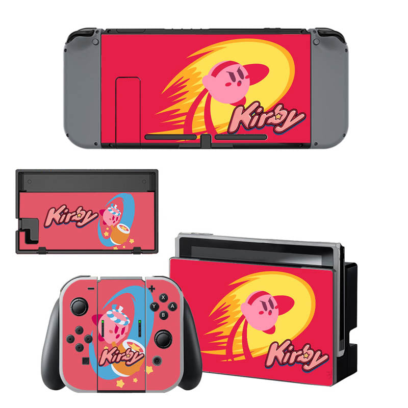 VINYL SKIN STICKER Kirby DECAL COVER for Nintend Switch Console and Joy-Con Controlle