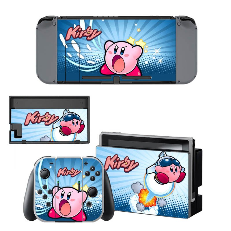 VINYL SKIN STICKER Kirby DECAL COVER for Nintend Switch Console and Joy-Con Controlle