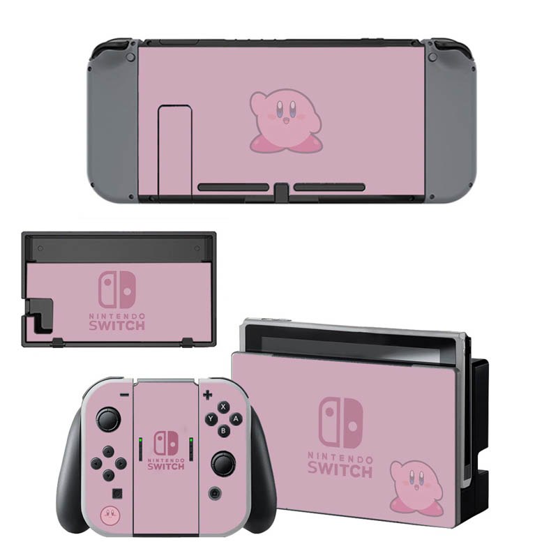 VINYL SKIN STICKER Kirby DECAL COVER for Nintend Switch Console and Joy-Con Controlle
