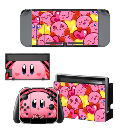 VINYL SKIN STICKER Kirby DECAL COVER for Nintend Switch Console and Joy-Con Controlle