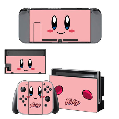 VINYL SKIN STICKER Kirby DECAL COVER for Nintend Switch Console and Joy-Con Controlle
