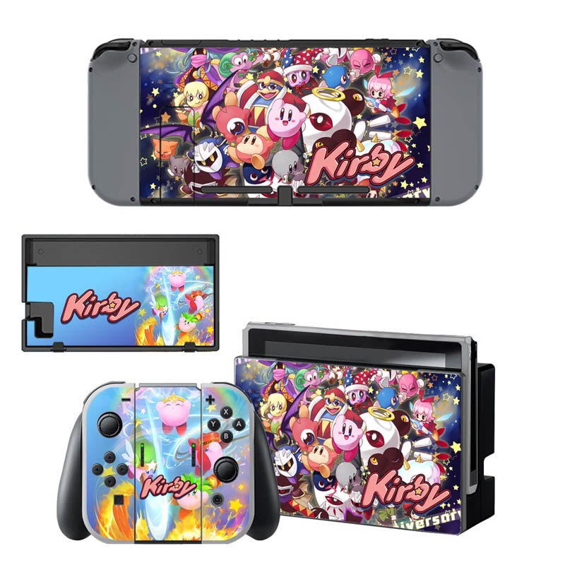 VINYL SKIN STICKER Kirby DECAL COVER for Nintend Switch Console and Joy-Con Controlle