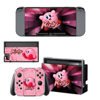 VINYL SKIN STICKER Kirby DECAL COVER for Nintend Switch Console and Joy-Con Controlle