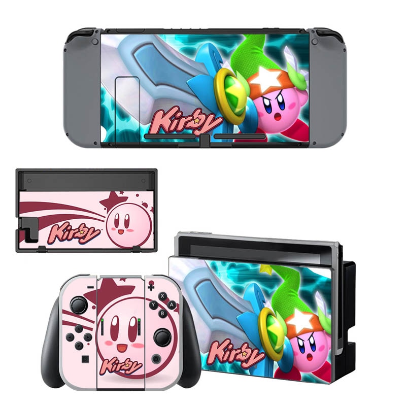 VINYL SKIN STICKER Kirby DECAL COVER for Nintend Switch Console and Joy-Con Controlle