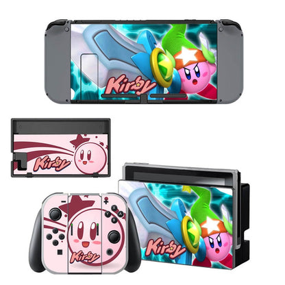 VINYL SKIN STICKER Kirby DECAL COVER for Nintend Switch Console and Joy-Con Controlle