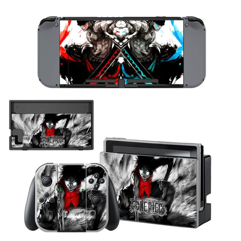 VINYL SKIN STICKER ONE PIECE DECAL COVER for Nintend Switch Console and Joy-Con Controlle