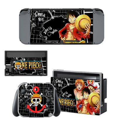 VINYL SKIN STICKER ONE PIECE DECAL COVER for Nintend Switch Console and Joy-Con Controlle