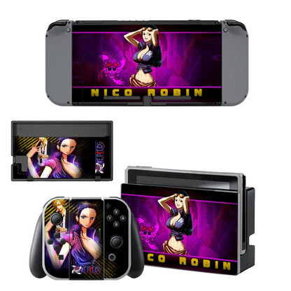 VINYL SKIN STICKER ONE PIECE DECAL COVER for Nintend Switch Console and Joy-Con Controlle