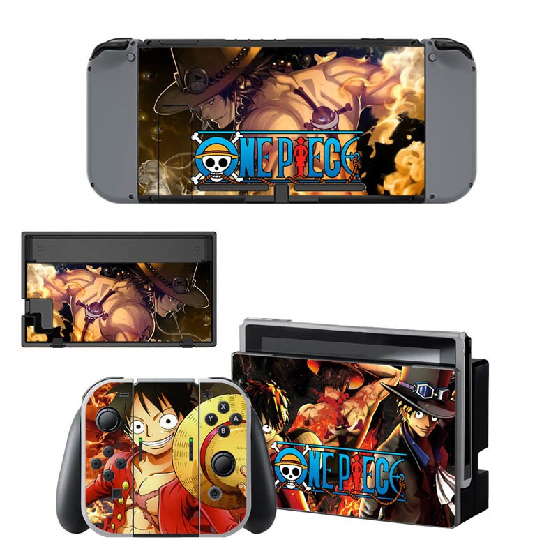 VINYL SKIN STICKER ONE PIECE DECAL COVER for Nintend Switch Console and Joy-Con Controlle