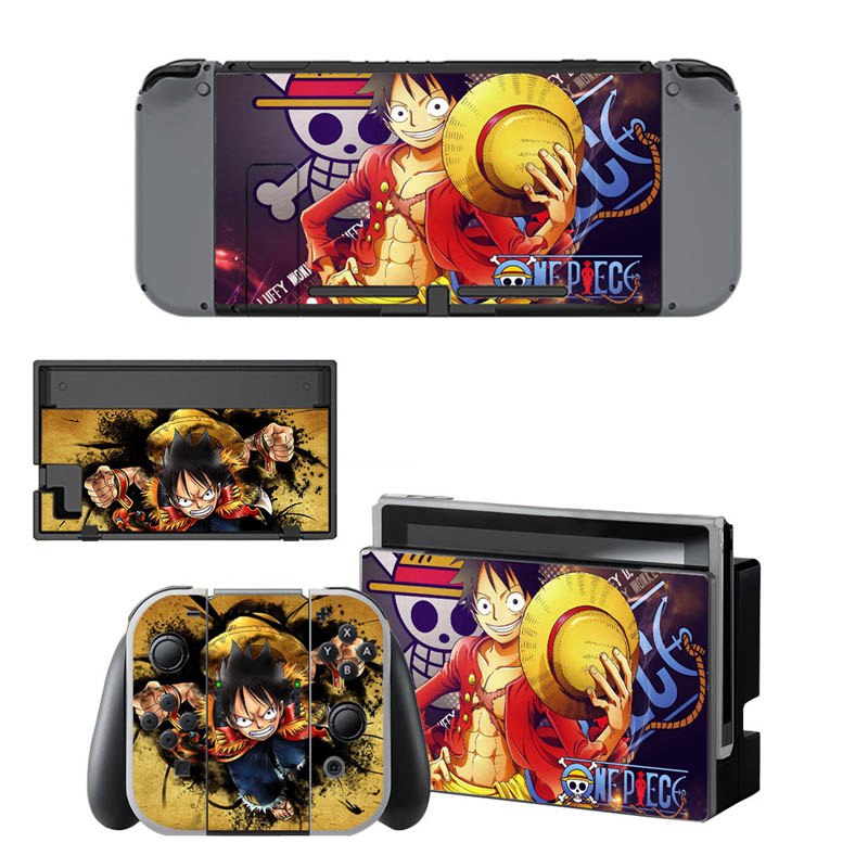 VINYL SKIN STICKER ONE PIECE DECAL COVER for Nintend Switch Console and Joy-Con Controlle
