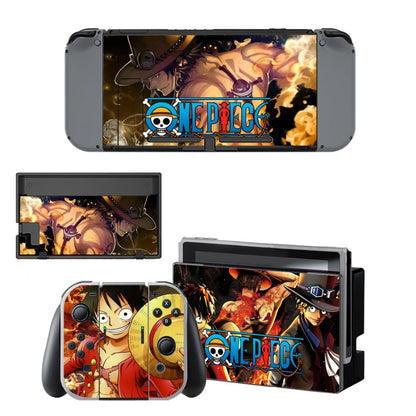 VINYL SKIN STICKER ONE PIECE DECAL COVER for Nintend Switch Console and Joy-Con Controlle