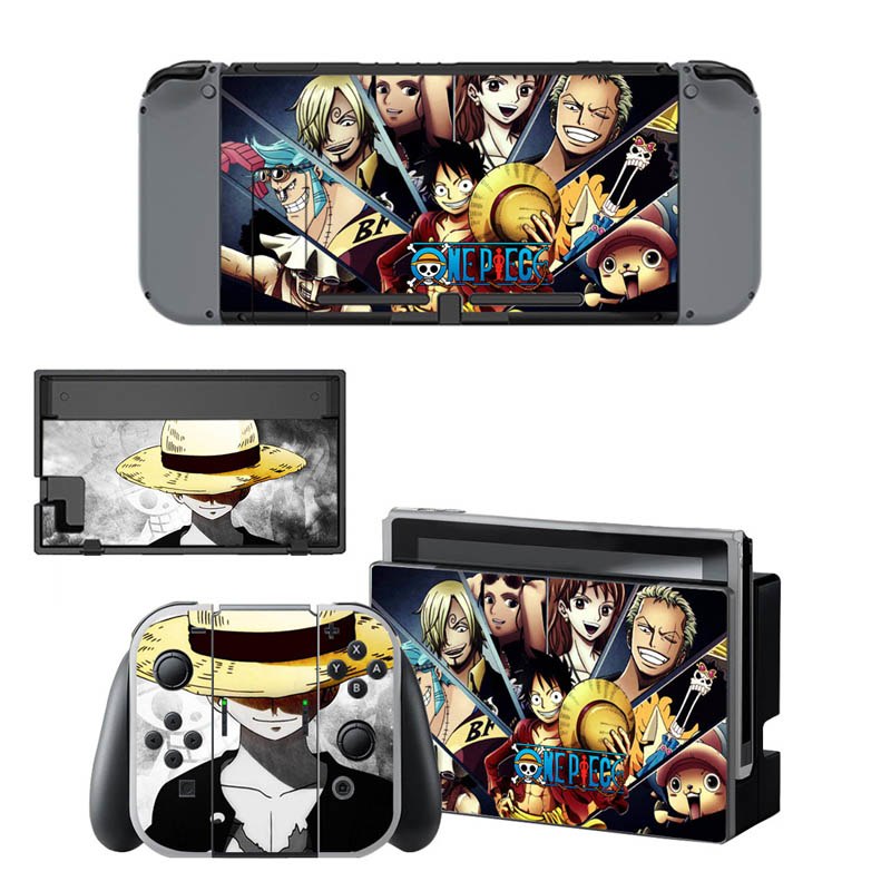 VINYL SKIN STICKER ONE PIECE DECAL COVER for Nintend Switch Console and Joy-Con Controlle