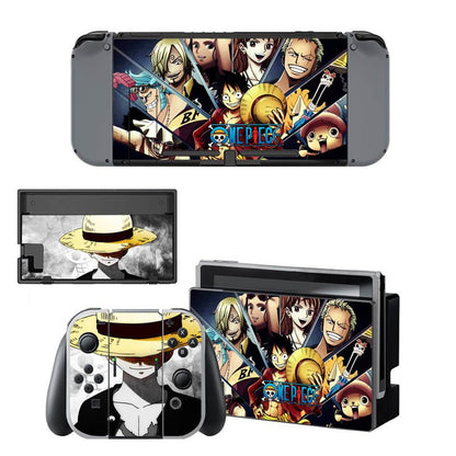VINYL SKIN STICKER ONE PIECE DECAL COVER for Nintend Switch Console and Joy-Con Controlle