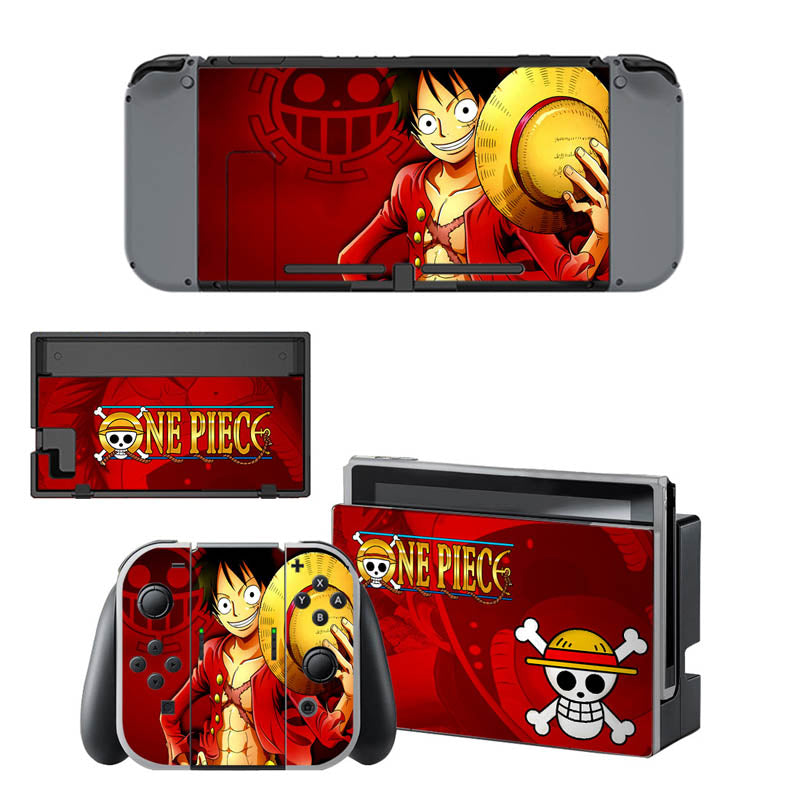 VINYL SKIN STICKER ONE PIECE DECAL COVER for Nintend Switch Console and Joy-Con Controlle