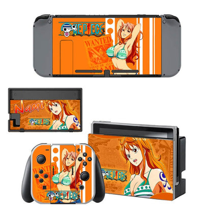 VINYL SKIN STICKER ONE PIECE DECAL COVER for Nintend Switch Console and Joy-Con Controlle