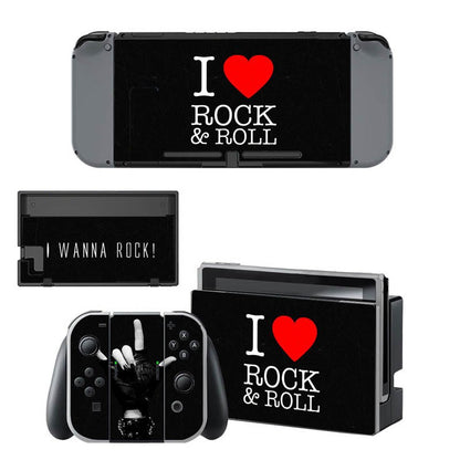 VINYL SKIN STICKER PUNK ROCK DECAL COVER for Nintend Switch Console and Joy-Con Controlle