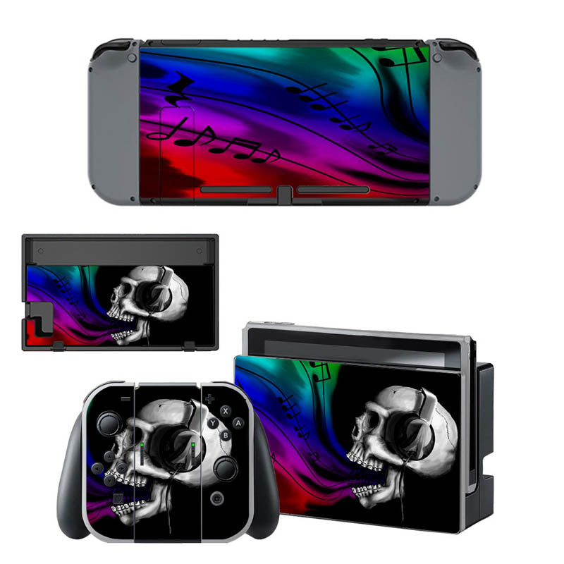 VINYL SKIN STICKER PUNK ROCK DECAL COVER for Nintend Switch Console and Joy-Con Controlle